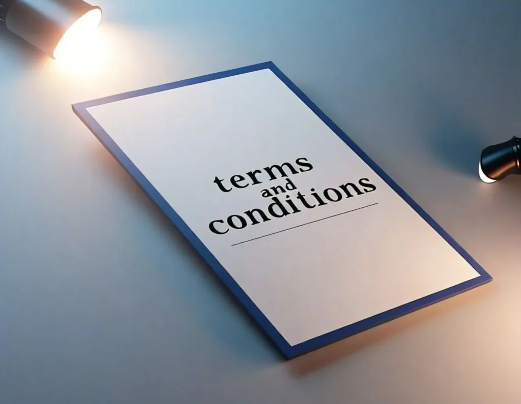 terms and conditions