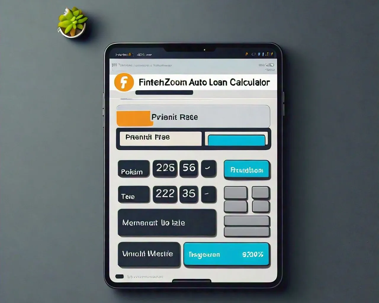FintechZoom Auto Loan Calculator