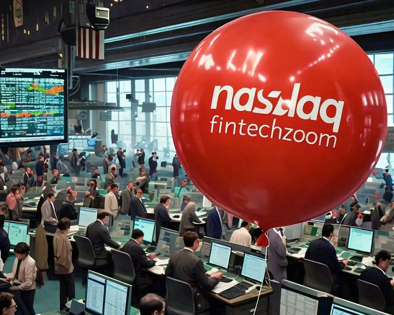 nasdaq fintechzoom market baloon