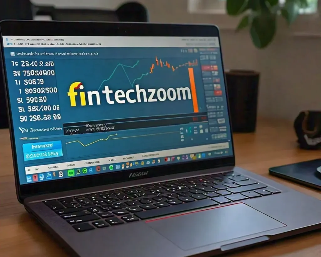 nasdaq fintechzoom stock analysis on the laptop