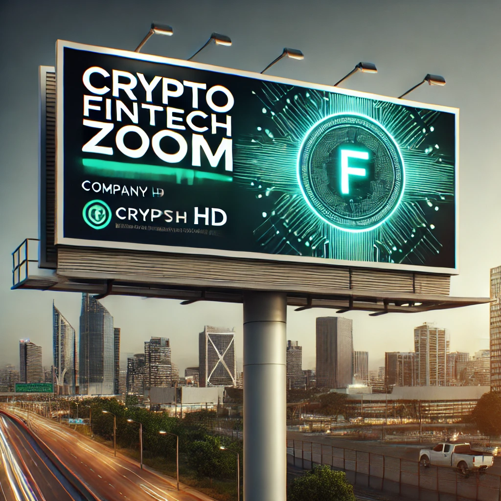 Crypto FintechZoom billboard