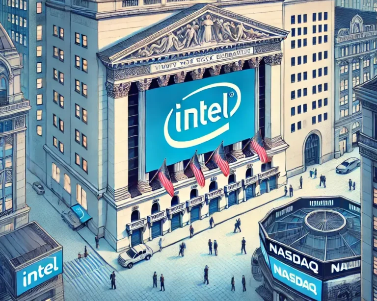 intel stock in nasdaq market